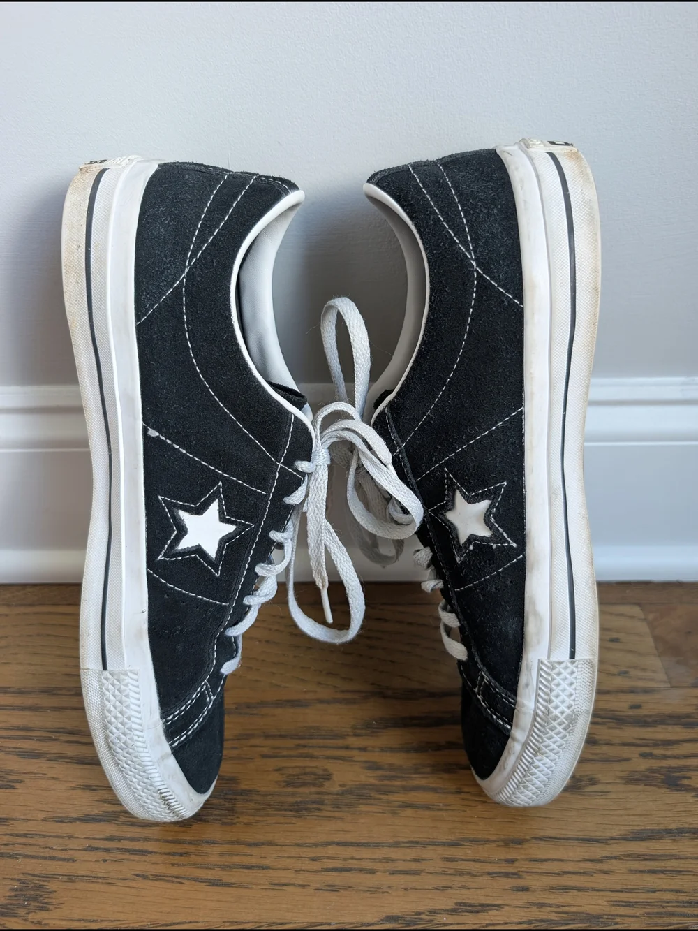 Converse One Star Pro Ox Skate Shoes Suede Black White Men 10 Women 11.5 159579C - Picture 6 of 13